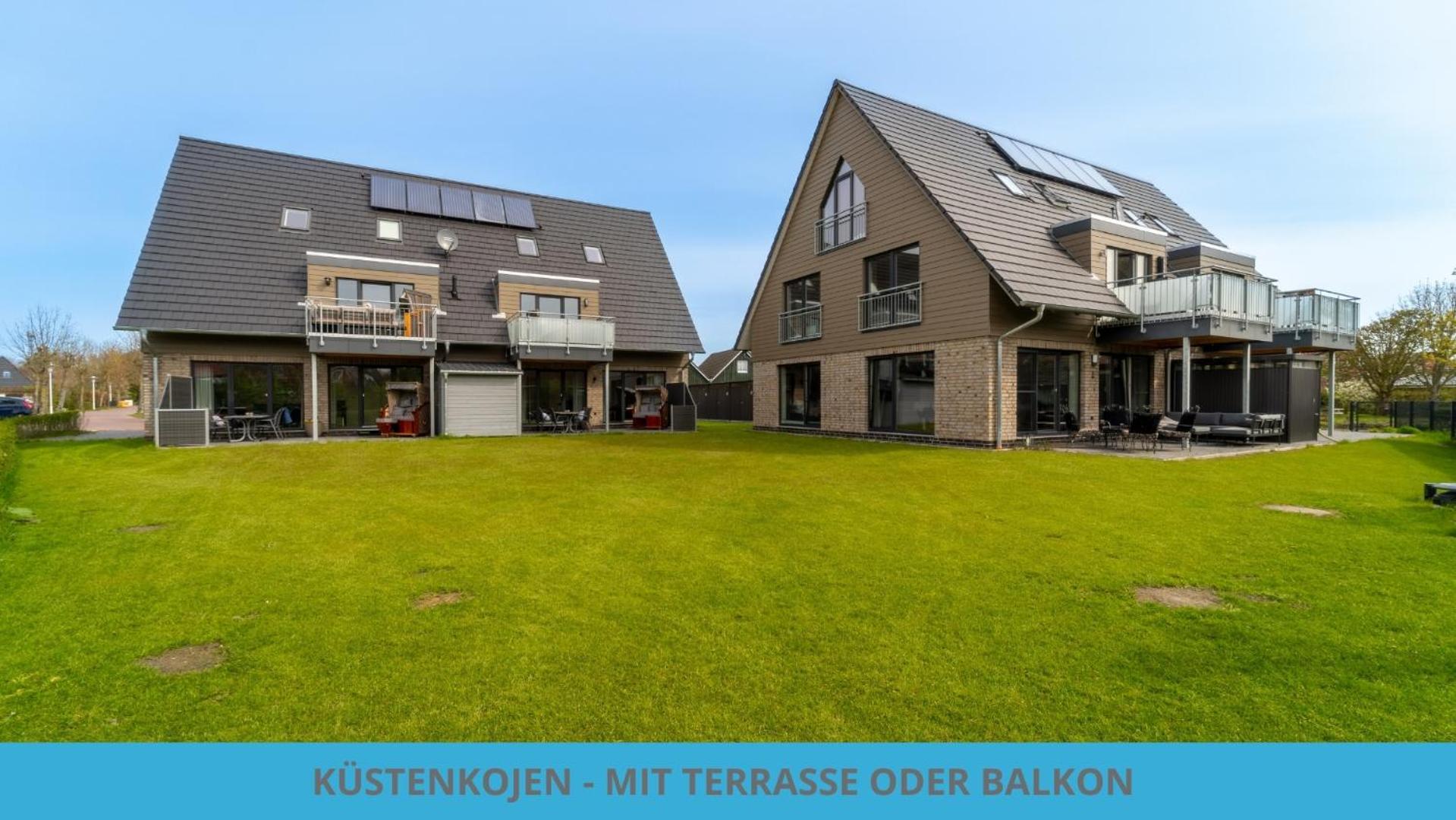 Kuestenkojen Mit 4 Ferienwohnungen Fuer 1 Bis 8 Pers Mit Diversen Schlafzimmern, Garten Oder Balkon Büsum Exterior foto